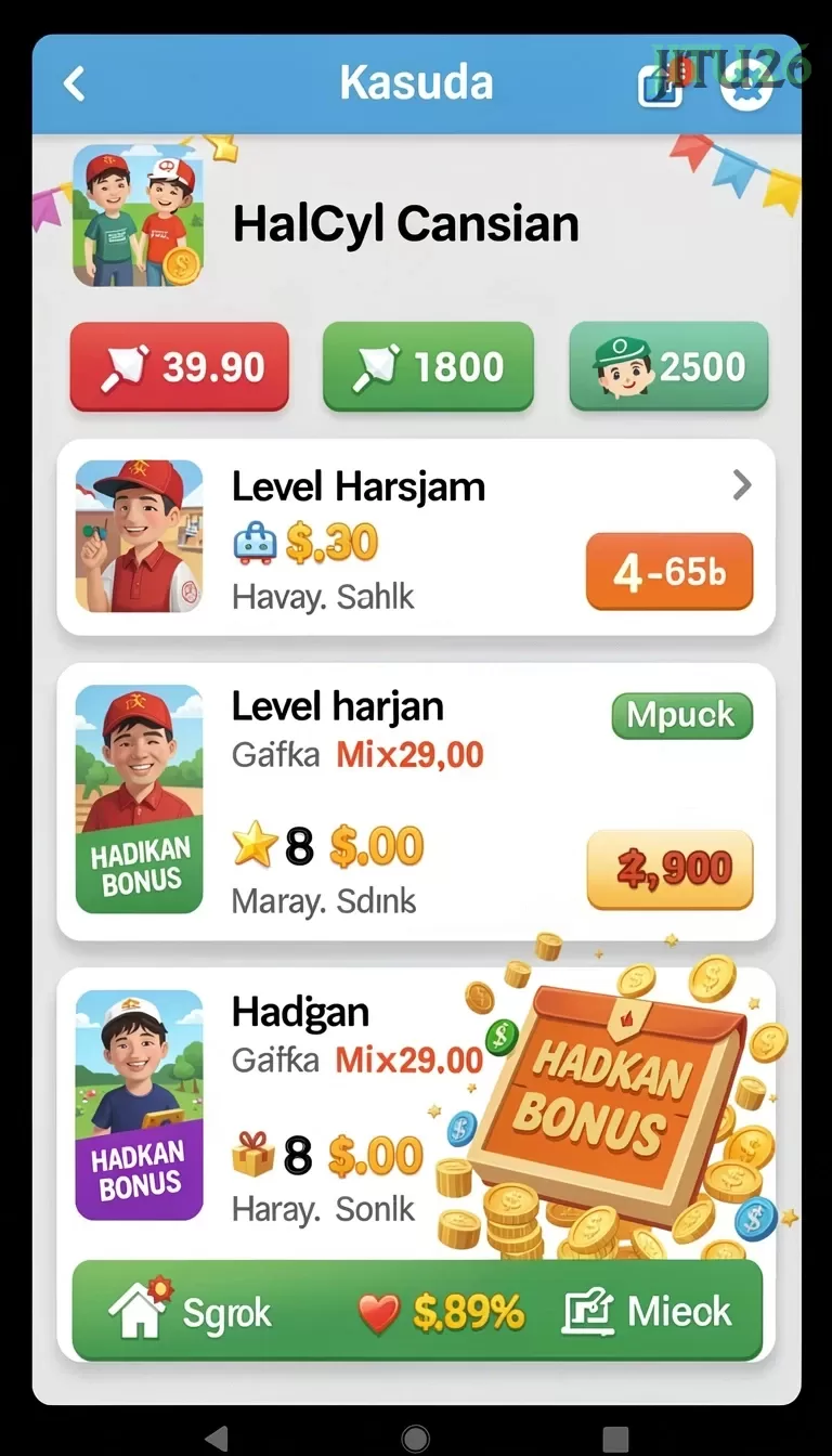 Cuplikan layar JEJUSLOT — aktivitas