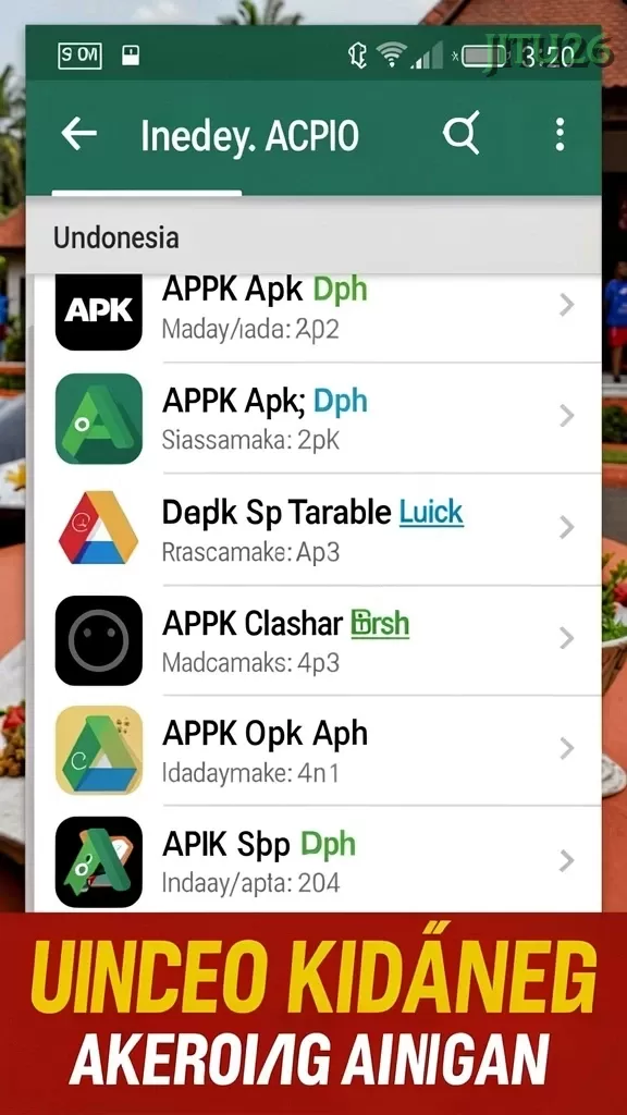 Cuplikan layar RK88 — menu navigasi