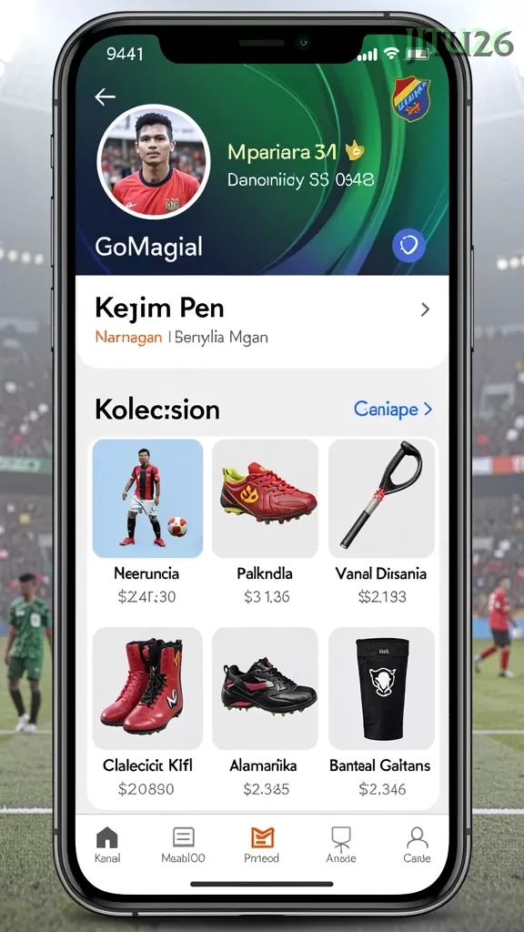 Cuplikan layar 8QR — halaman utama